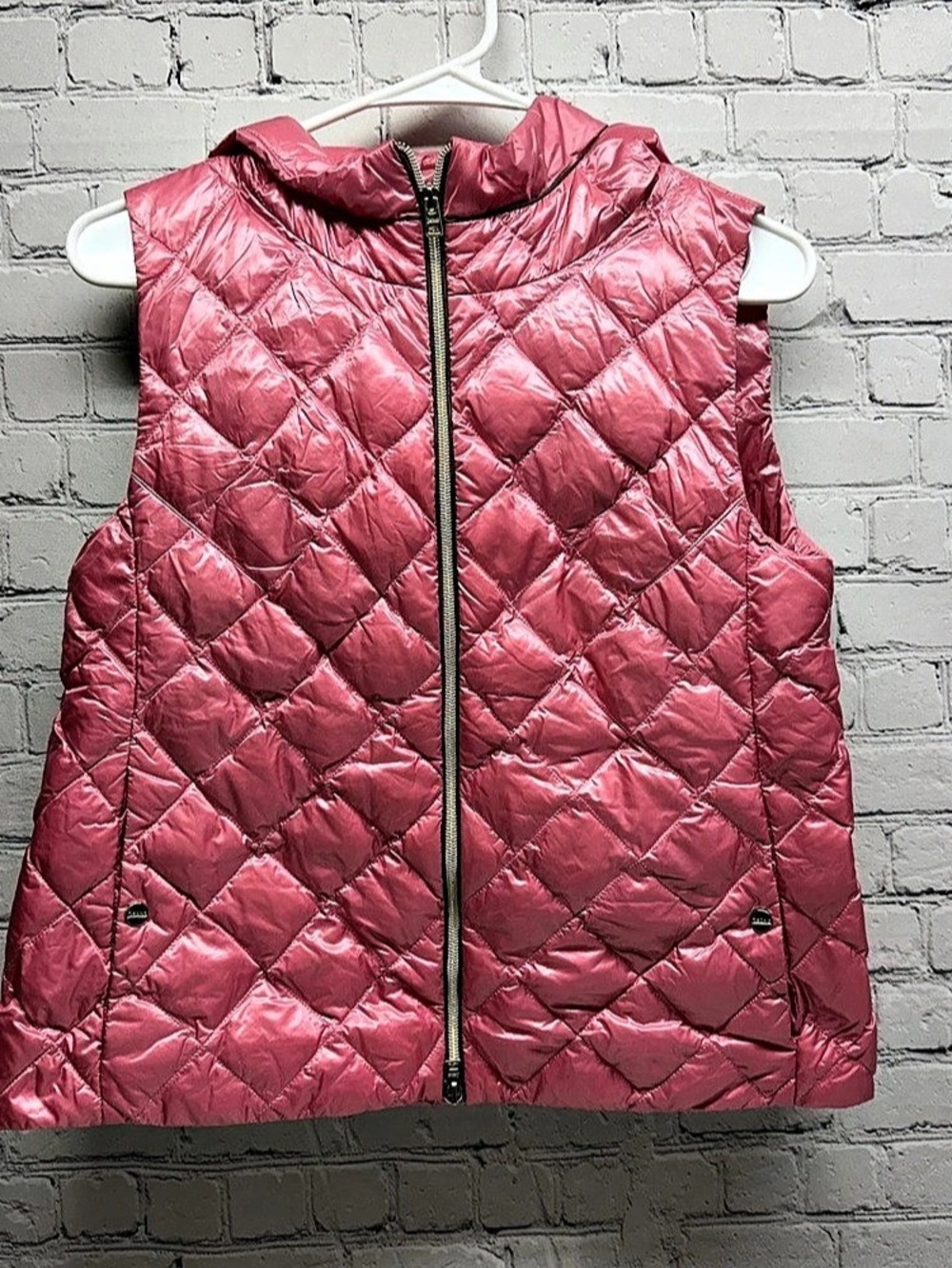 Herno Quilted Down Vest in Pink Size 40